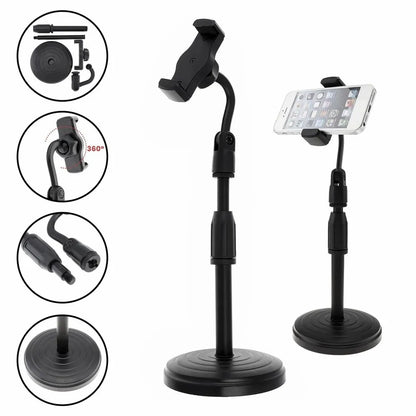 2026 Adjustable Desk Cell Phone Stand Tripod Base with 360° Angle Support New