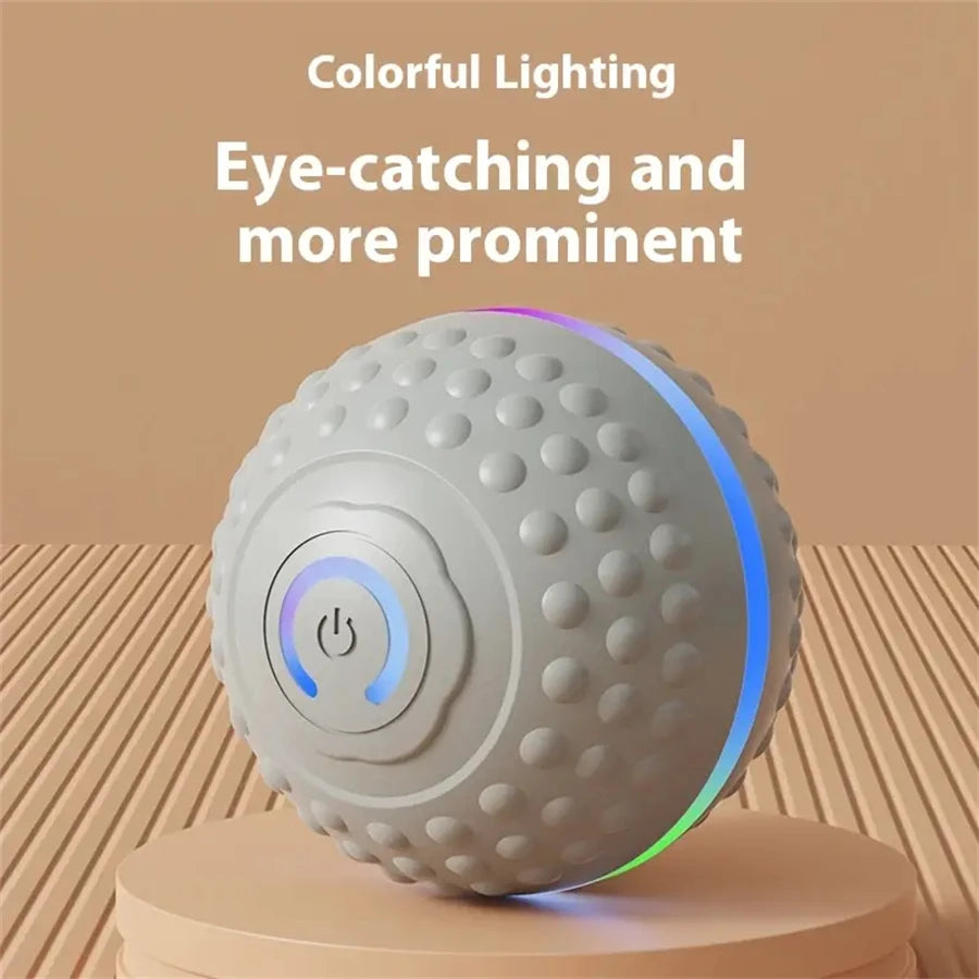 Smart Dog Toys Ball Electronic Interactive Cat Toy Pet Jump and Rolling Ball USB Automatic Moving Bouncing for Large Medium Dogs
