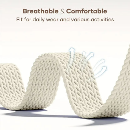 Nylon Braided Loop Strap For Huawei Watch 5 46mm GT5-4-3 Parachute Buckle Flexible Wristband For Samsung Watch 7/6/5/4 Bracelet