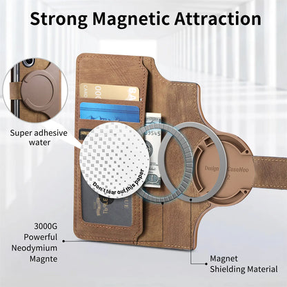 2 in 1 Detachable Cards Solt Wallet Flip Book Case For Samsung Galaxy Z Fold 6 5 5G Fold6 Fold5 Removable Bag Magnetic Cover