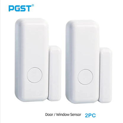 PGST 433 MHz Wireless Door Detector, Home Security Smart Window Anti-Theft Door Window Sensor, Used to Detect Open Doors, PE-67