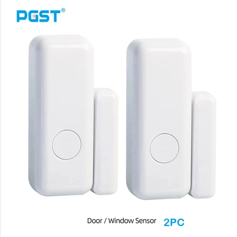 PGST 433 MHz Wireless Door Detector, Home Security Smart Window Anti-Theft Door Window Sensor, Used to Detect Open Doors, PE-67