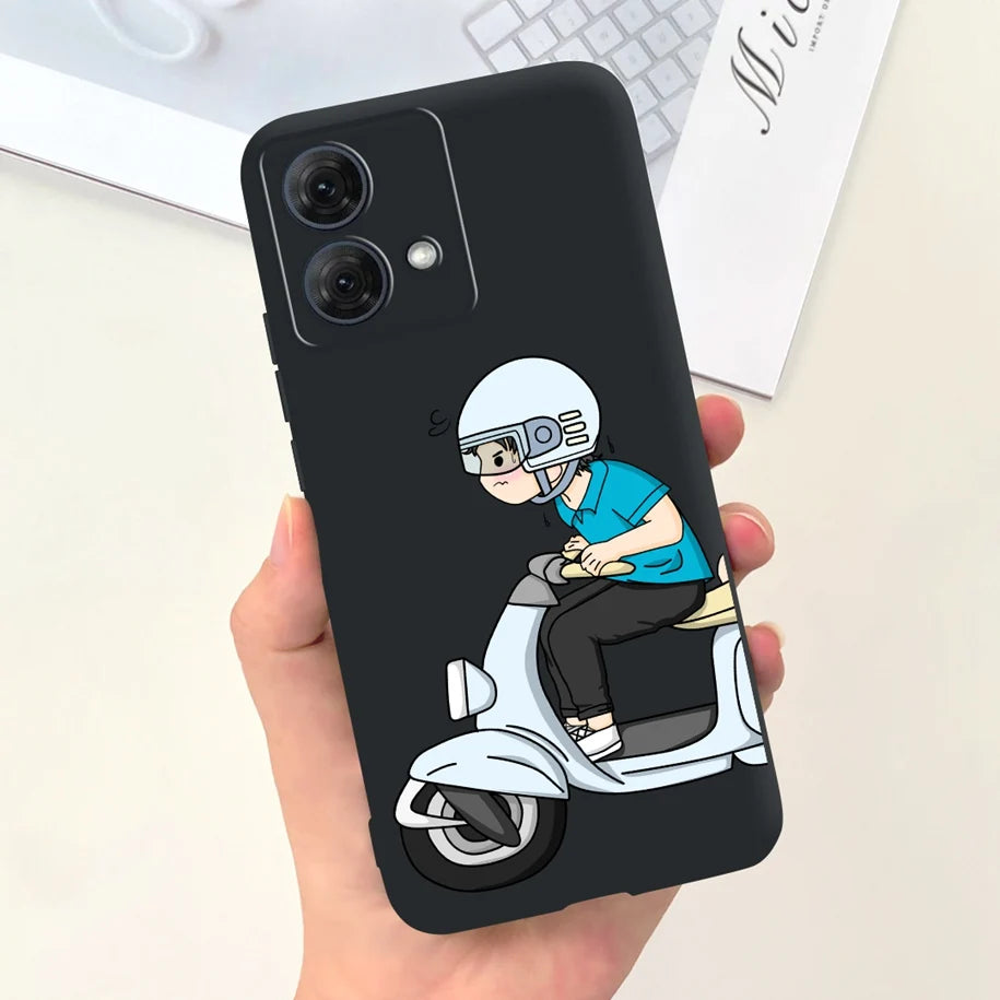 For Motorola Moto G54 Case Moto G84 Phone Cover Cute Astronaut Slim TPU Soft Silicone Funda For MotoG54 MotoG84 5G XT2343-1 Capa