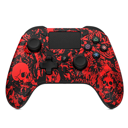 Game Controller For PlayStation 4/PS4 Pro/Slim/PS3/PC/IOS/Switch Wireless Gamepad,W/Turbo Dual Vibration 6-Axis Gyro 3.5mm Jack