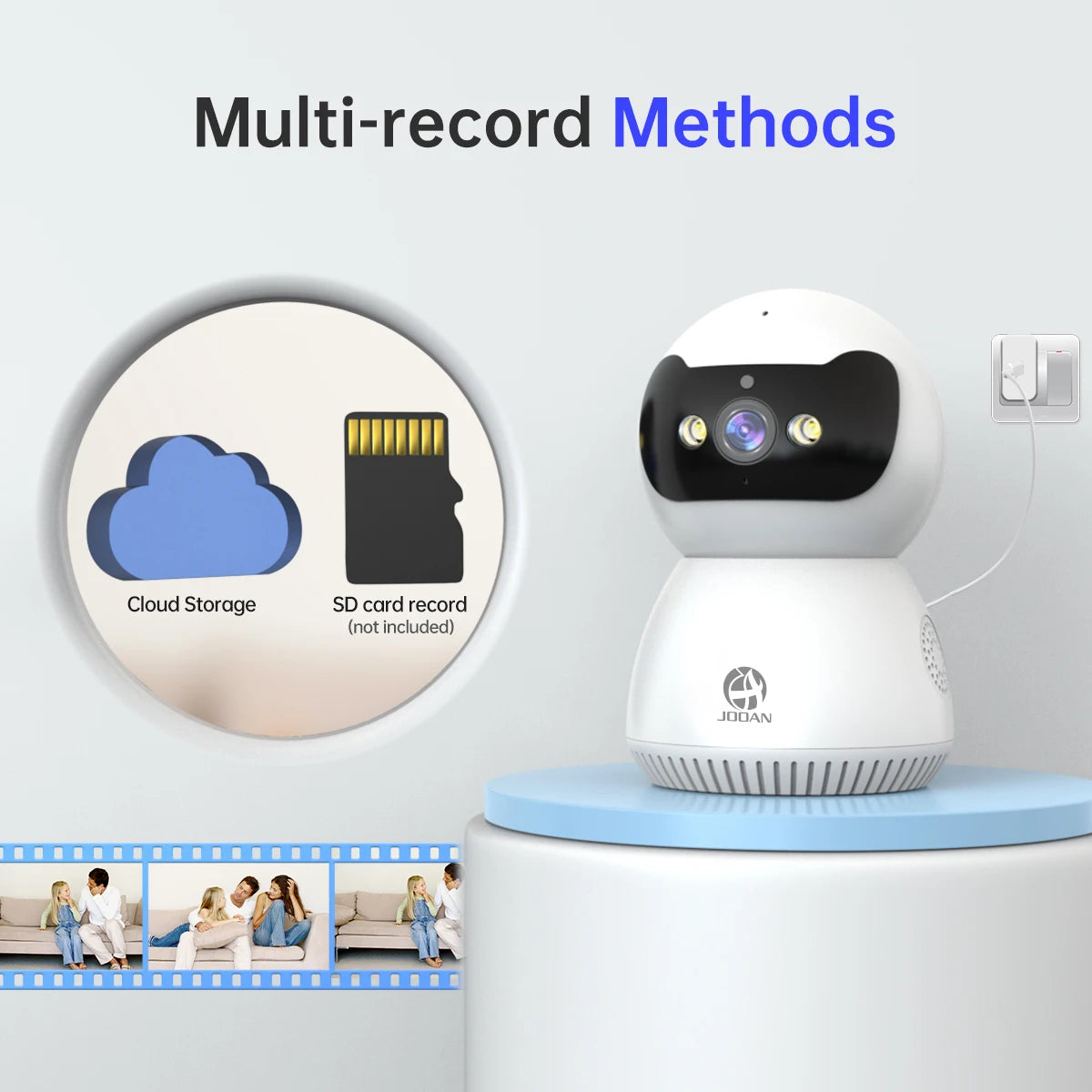 JOOAN 5MP 3MP Smart Home 5G WiFi Security Camera Indoor Wireless IP Surveillance Camera AI Tracking Night Vision Baby Monitor
