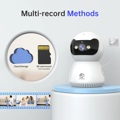 JOOAN 5MP 3MP Smart Home 5G WiFi Security Camera Indoor Wireless IP Surveillance Camera AI Tracking Night Vision Baby Monitor