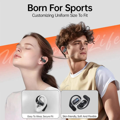 2026 New Open Ear OWS Earphones Bluetooth 6.0 Wireless Headphones HiFi Sound Headset Touch Control TWS Earbuds 60 Hours Playback