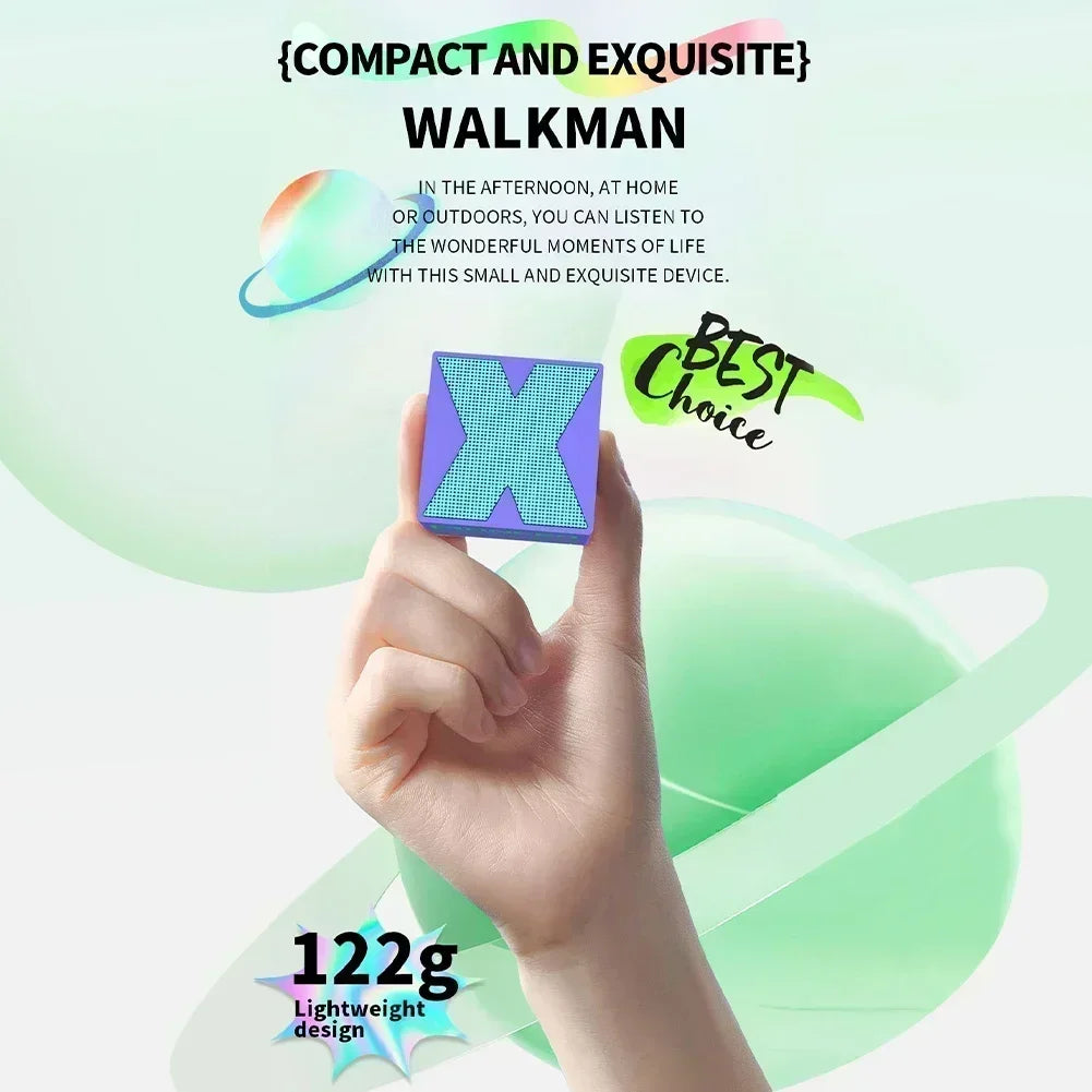 Mini Bluetooth Speaker Wireless Loudspeaker Crack LED SD Card USB Subwoofer Portable MP3 Music Sound Column for PC Mobile Phone