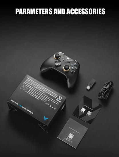 Flydigi Vader 5 Pro V2 Global Version Wireless Bluetooth Gamepad for PC NS Mobile + 2nd Gen Phone Holder | Phone User Optimized