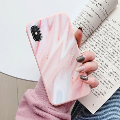 Fashion Marble Cover For iphone X XS MAX Soft Protective Cases Silicone Coque Bumper Fundas For iphone X XSMA iphoneX Shell Bags