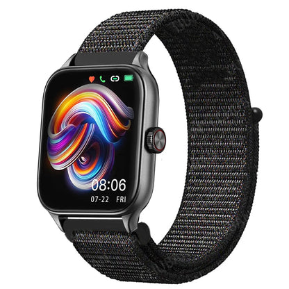 Nylon Loop Band For Amazfit GTS 4/3/2e Mini/GTR 4/3/2e/Balance/Stratos 20/22mm Watch Bracelet for Correa Amazfit Bip 5-6 Straps