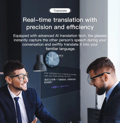 2026New 800W Pixel Camera AI Glasses Smart Translation Photo Video Recording Glasses Waterproof Call 32GB Storage Sunglasses Men