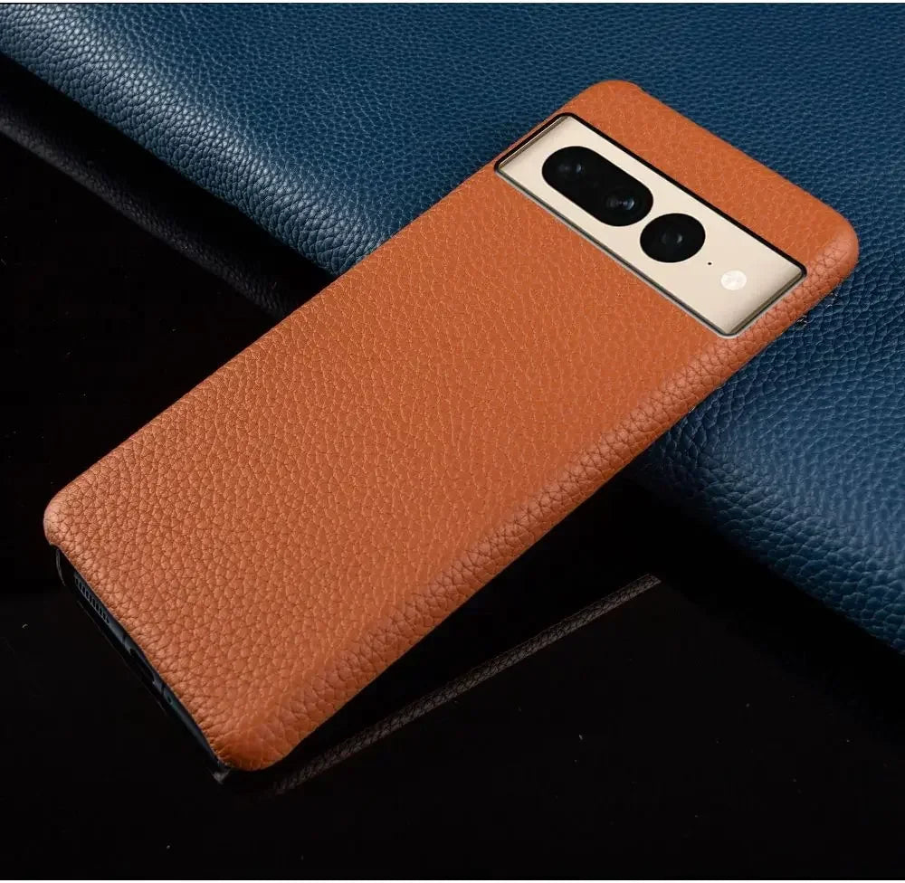 Fundas Pixel 10 Pro Case Business Genuine Leather Cases for Google Pixel 6A 7Pro 5A Mobile Phone Cover Capa Back Coque Carcasa