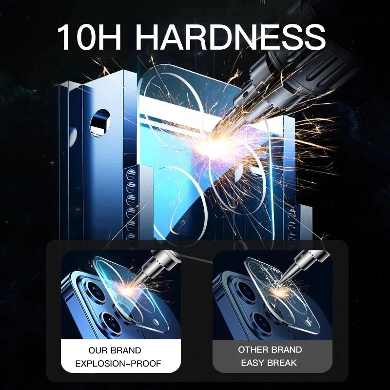 3PCS Camera Lens Glass For iPhone 17 Air 16 18 Pro Max 16 Plus 15 14 11 13 12 Mini HD Lens Protective Glass For iPhone 18 Ultra