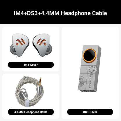 Fosi Audio IM4 Hifi Wired Earphones Open-Back Dynamic Drivers IEM Headphones For Music Monitoring Gaming Earbuds