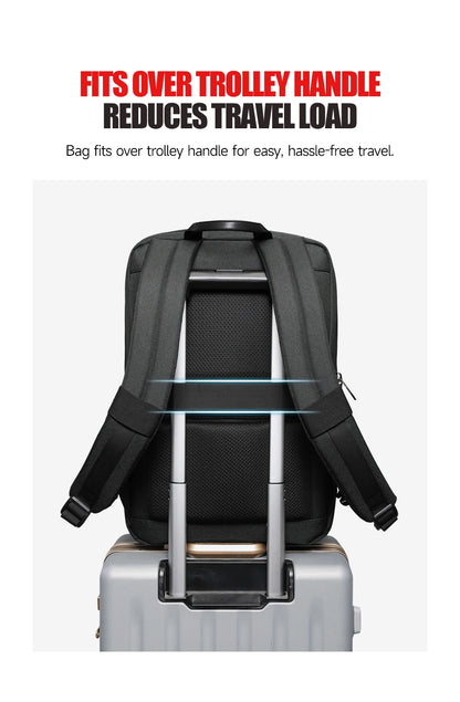 Tigernu Thin Backpack Men Laptop Backpack 15.6inch Bags College School Backpack Slim Backpack Male Travel Backpack USB Knapsacks
