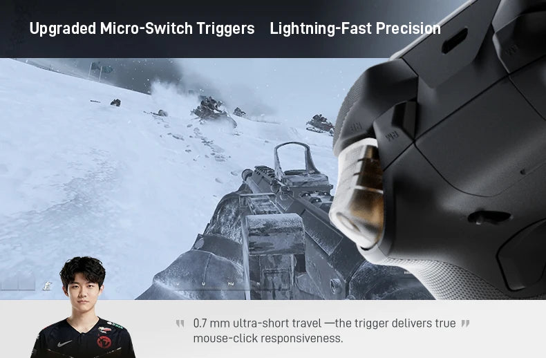 Flydigi Vader 5 Pro V2 Global Version Wireless Bluetooth Gamepad for PC NS Mobile + 2nd Gen Phone Holder | Phone User Optimized