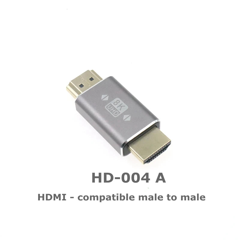 8K Micro Mini HDMI - compatible with 2.1 Connector Adapter 270 90 Degree Male to Female for HDTV PS4 PS5 Laptop 4K HDMI Extender