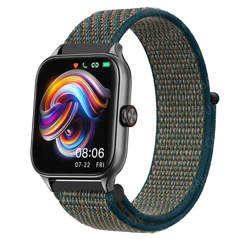 Nylon Loop Band For Amazfit GTS 4/3/2e Mini/GTR 4/3/2e/Balance/Stratos 20/22mm Watch Bracelet for Correa Amazfit Bip 5-6 Straps