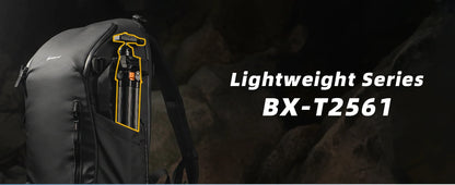 BESnfoto BX-T2561 Carbon Fiber Camera Tripod, Ball Head with Phone Holder & Carry Bag, Professional Travel Photo Tripod