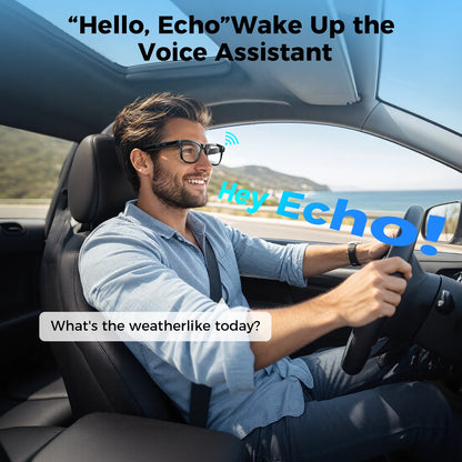 AI Smart Glasses ChatGPT Powered AI Assistant 13MP Camera Real Time Translation Smart Eyewear Bluetooth 5.4 Wearable Glasses