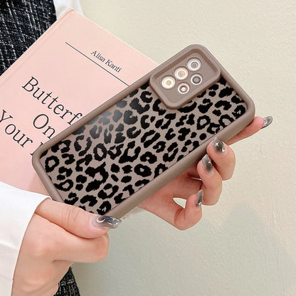 Leopard Pattern Case For Samsung Galaxy S25 Ultra Case Samsung S26 Ultra S24 FE S25 Plus S23 S22 S21 S20 FE A73 5G Cases Cover