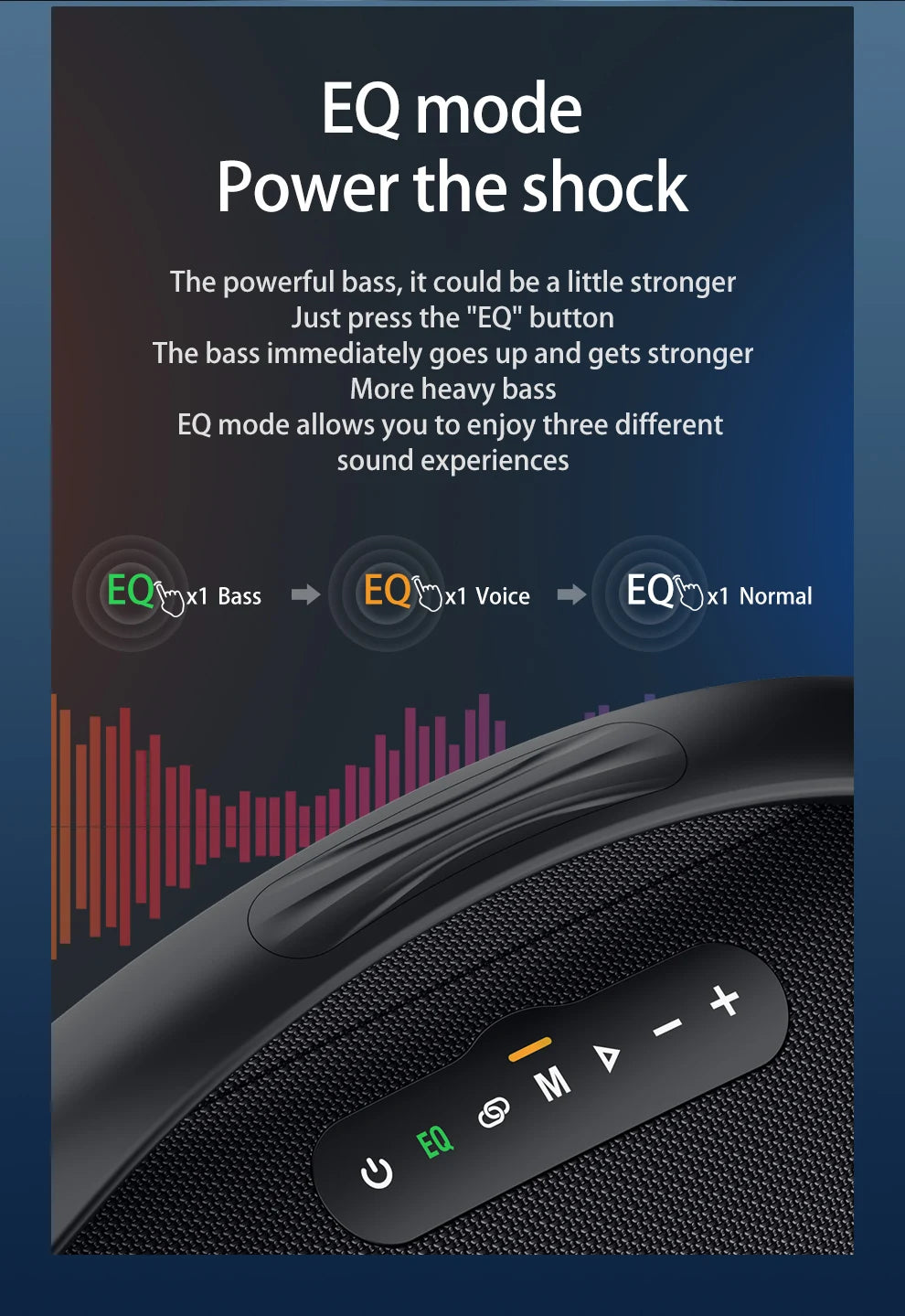 ZEALOT S97 80W Portable Bluetooth Speaker High Volume Waterproof 16000mAh Wireless TWS Subwoofer Suporrt USB/TF/AUX RGB Light.