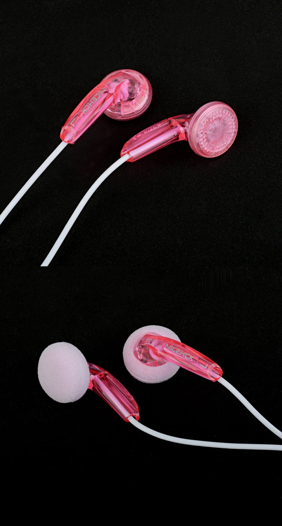 NICEHCK Traceless Colorful HIFI In-ear Earphone 15.4mm Dynamic Unit Sport Music Headset Microphone Earbud IEM Vido MX500 MX980