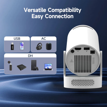 Magcubic 8K Projector HY300Pro+ Voice Control Projector Android 14 Beam 8000 Lumens Wifi6 BT5.4 Outdoor 8K Projector Portable Add Airmouse