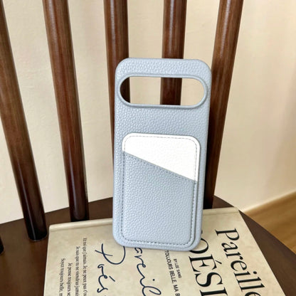 New Luxury Color Collision Leather Wallet Card Slot Phone Case For Google Pixle 10 Pro XL 9A 8A 7A 6A 6 7 8 9 Pro XL Back Cover
