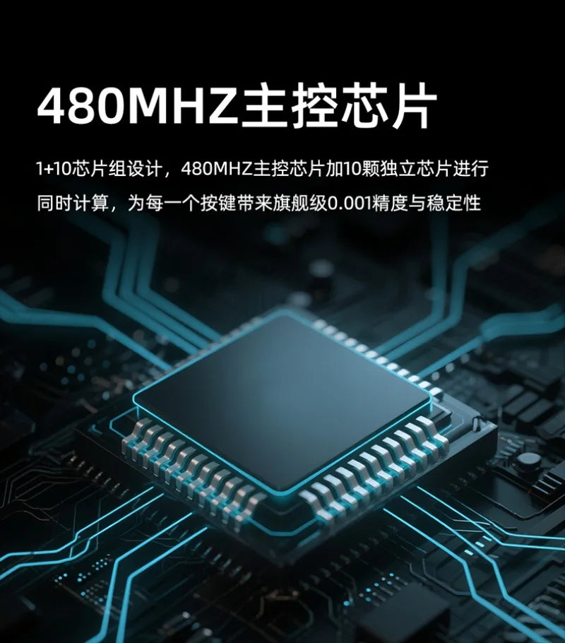 IROK MG75 PRO Mechanical Keyboard MG75 MAX Magnetic Switch 0.001RT Quick Release Gasket Structure 8K Low Latency Gaming Keyboard