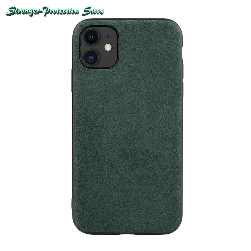 Phone Case Made of Italian Leather for Google Pixel 9 Pro 8 Pro 7 Pixel Fold 8A 7A Luxury Business Artificial Phone Case