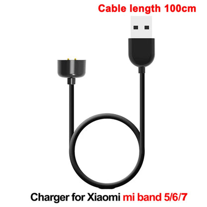 USB Magnetic Charger Wire For Xiaomi Mi Band 7 Pro Smart Watch Charging Cable For Xiaomi 6 5 4 3 2 Portable USB Charger Adapter