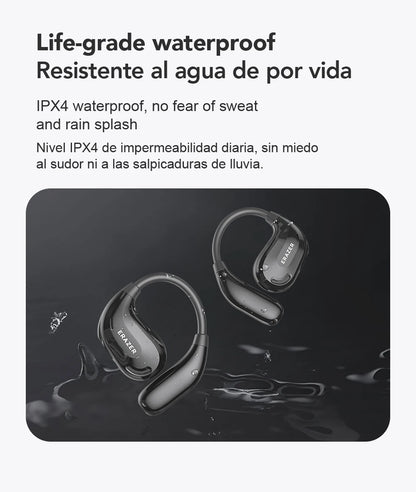 Erazer XT66 Intelligent Translator Earphone Wireless Headphones Bluetooth Earbuds Real-time Translate Equalizer APP Built-in Mic