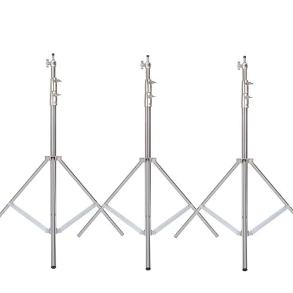 2/2.9M Tripod Super Stable Big Tripod Foldable Light Stand Lifting Frame Wheels Photography Softbox Photo Studio Stainless Steel
