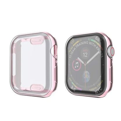 TPU Bumper Cover For Apple Watch Ultra 3 2 1 49mm 45mm 44mm 42mm 41mm 40mm 38mm Screen Protector Case For iWatch Serie 9 8 7 6 5