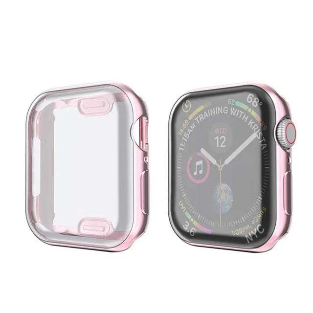 TPU Bumper Cover For Apple Watch Ultra 3 2 1 49mm 45mm 44mm 42mm 41mm 40mm 38mm Screen Protector Case For iWatch Serie 9 8 7 6 5