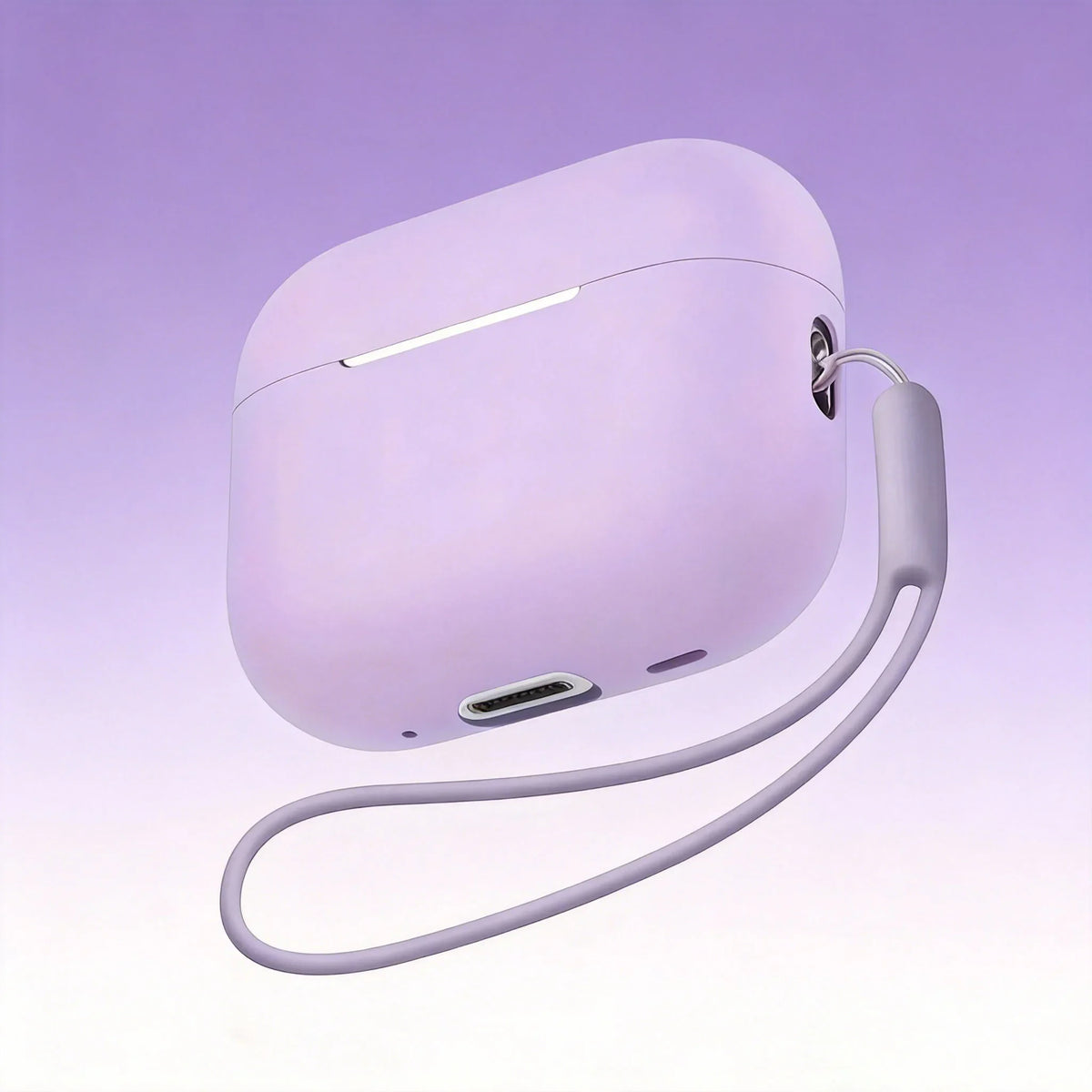 For Airpods 3 Pro Crystal Clear Simple and Transparent Earphone Case with Lanyard Strap Accessories Cover