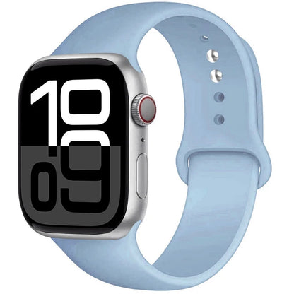 Silicone Band For Apple Watch straps 45mm 44mm 40mm 41mm 42mm-46mm sport bracelet iwatch series 8 7 6 5 SE 9 10 11 Ultra 2 49mm