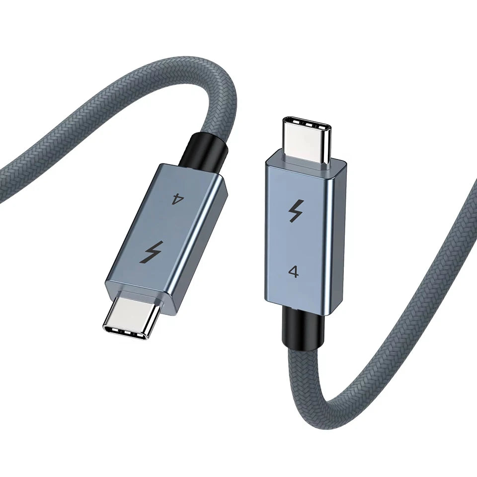40Gbps Thunderbolt4 Type C 240W USB4 Fast Charging Cable 0.2m - 2m 3m Thunderbolt 3 USB C Data Transfer Cable 8K for MacBook Doc