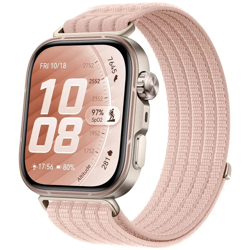 Official Nylon Braided Strap for Huawei Watch Fit 5/5 Pro Breathable Bracelet Watchband Huawei Watch Fit 4 Pro/4/3 Accessories