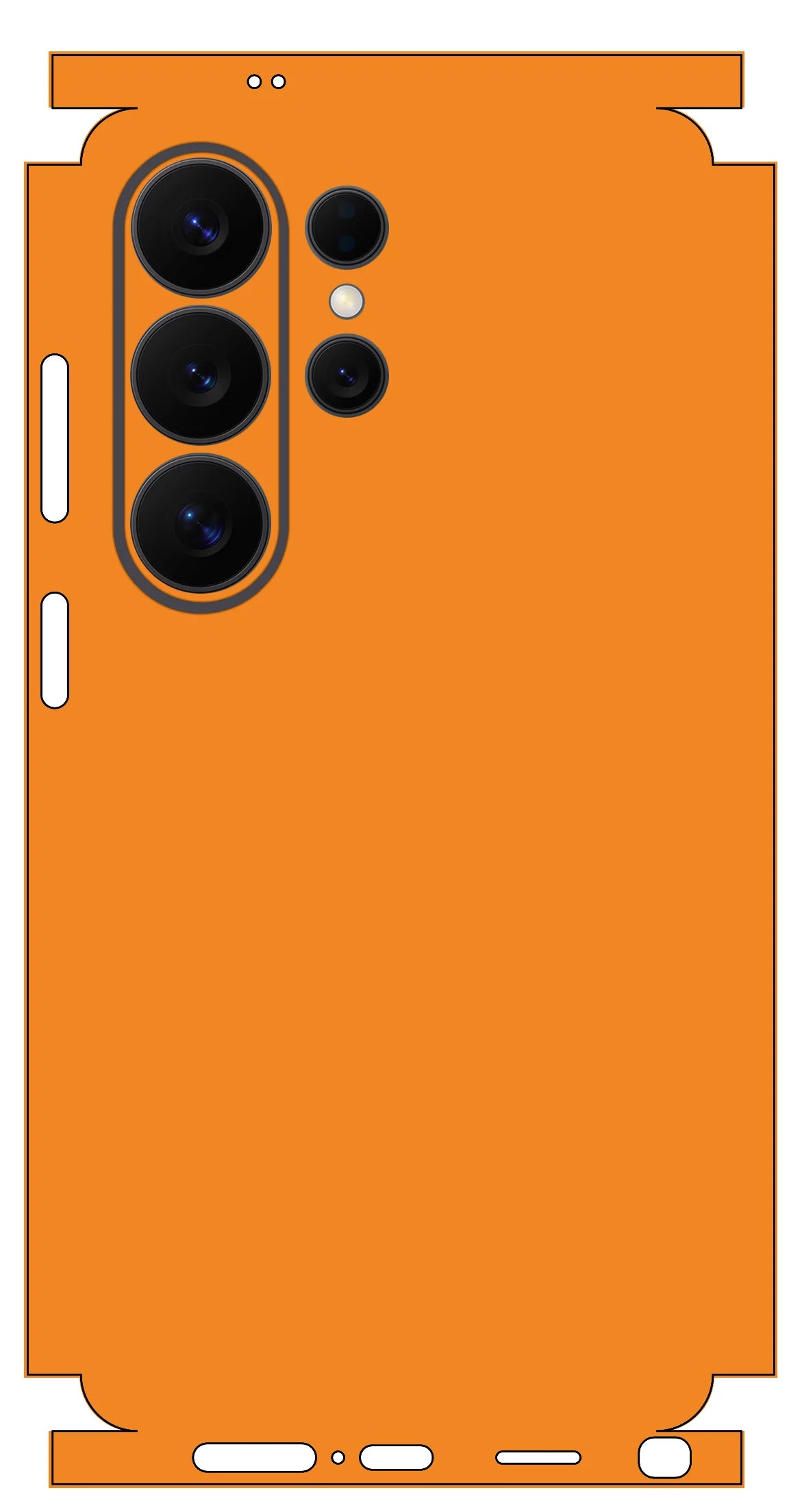 MX005 Sticker Skin for Samsung S26 S25 S24 Ultra Phone Skin Wrap Back Film S26Plus Frame Camera Protective Decal