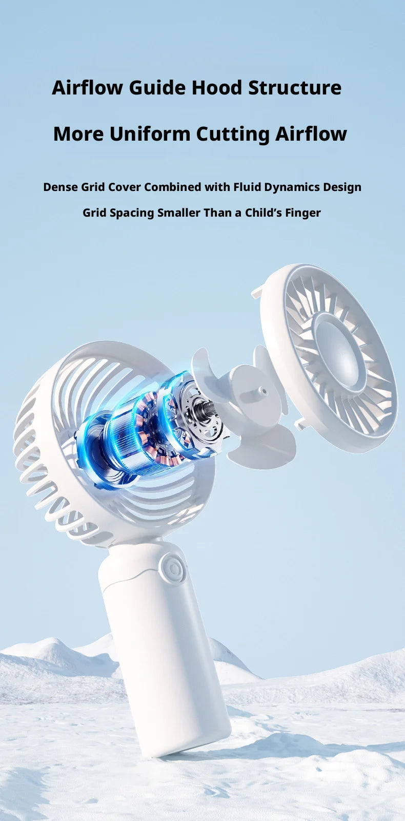 New Mini Fan Portable Mini USB Rechargeable Quiet Fans Table Makeup Eyelash Cooler Kids Outdoor Office Travel Air Cooler Fan NEW