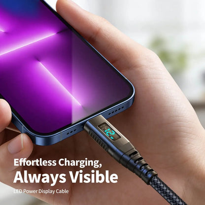 MFi Certified USB to Lightning Fast Charging Cable  6ft Nylon Braided, for iPhone 14/13/12 Series and Lightning Devices