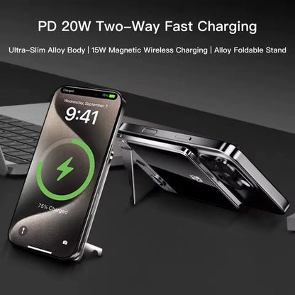 Ultra-thin Magnetic Power Bank Wireless Fast Charging Portable Battery for Apple Watch iPhone Samsung for Magsafe Powerbank