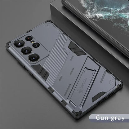 Armor Shockproof Phone Case For Samsung Galaxy S26 S25 S24 S23 S22 Ultra Plus Edge  S26 Pro With Holder Lens Protect Cover
