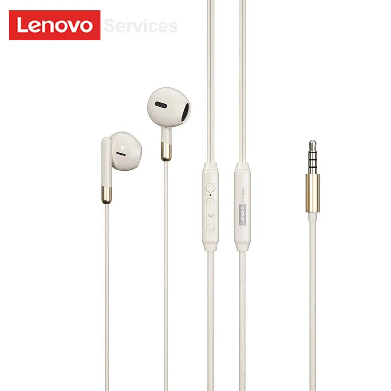 Lenovo Y106 3.5mm TypeC Wired Earphone With Microphone In Ear Wire-controlled Headset HiFi Sound Gaming Earbuds Low Latency New