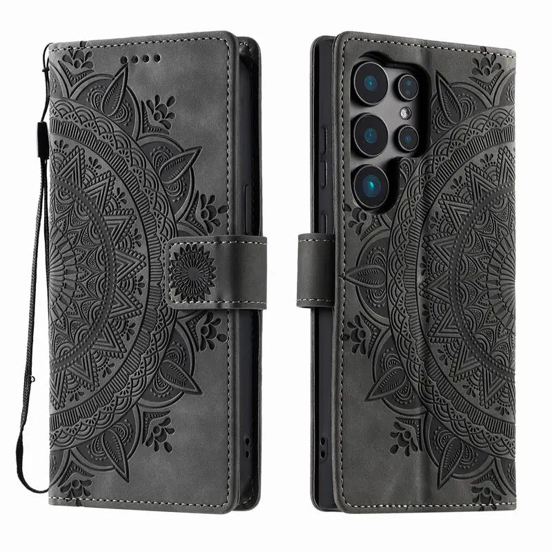 S26 S25 S24 S23 S22 S21 S20 Ultra S10 S9 S8 Plus FE Case For Samsung Galaxy Note 20 10 9 8 Leather Wallet Phone Cover