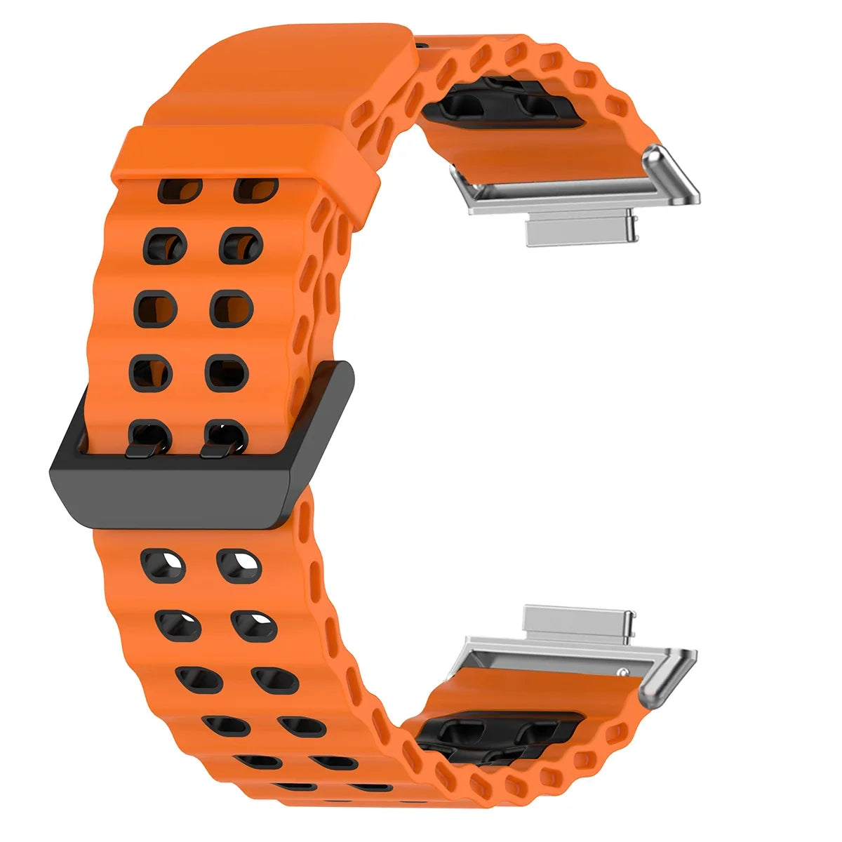 Soft Silicone Strap for Redmi Watch 6 5 4 Sports Two Tone Wristband for Xiaomi Mi Band 8 9 Pro Adjustable Rubber Wristband