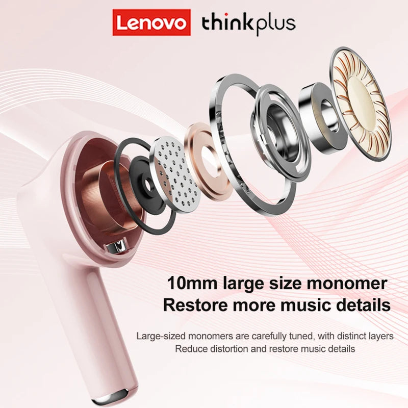 Original Lenovo Lp3 Pro TWS Headphones Wireless Bluetooth 5.3 Earphones HIFI Sound Noise Reduction HD Call Sports Earbuds Lp3pro
